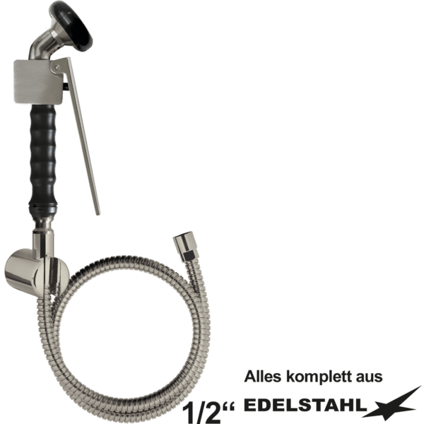 Reinigungsbrause 1/2" mit Wandhalter