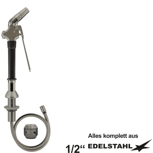 Reinigungsbrause 1/2" mit Tischdurchführung