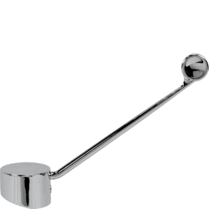 Kochlöffelhebel 30° ZAMAK verchromt zu Kartusche Ø 40 mm