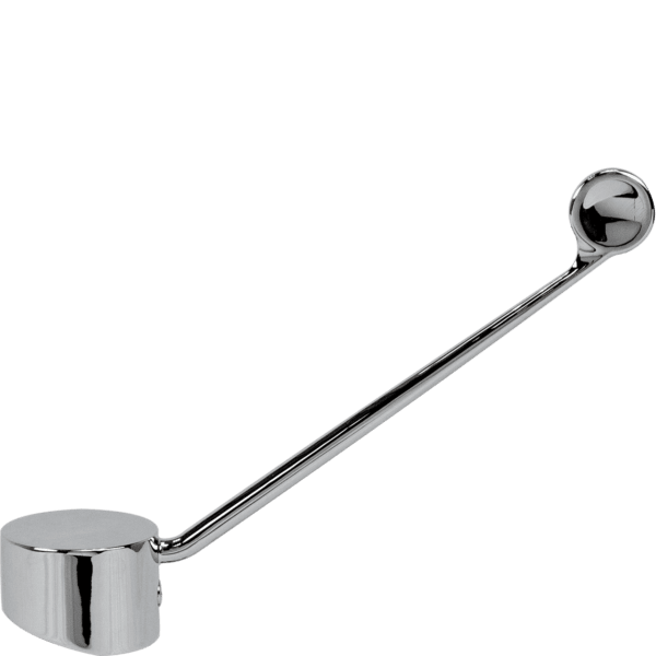 Kochlöffelhebel 30° ZAMAK verchromt zu Kartusche Ø 40 mm