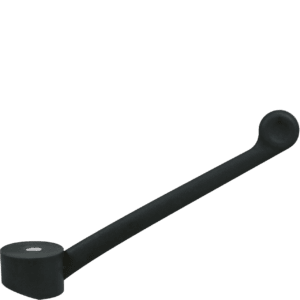 Kochlöffelhebel 30° PA66 schwarz zu Kartusche Ø 40 mm