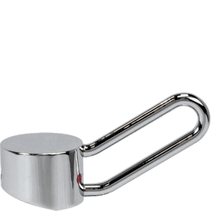 Kochlöffelhebel 30° ZAMAK verchromt zu Kartusche Ø 40 mm