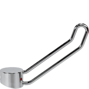 Kochlöffelhebel 30° ZAMAK verchromt zu Kartusche Ø 40 mm