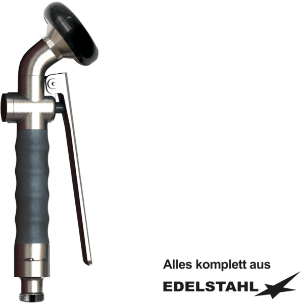 Reinigungsbrause aus Edelstahl 1/2" schwarz