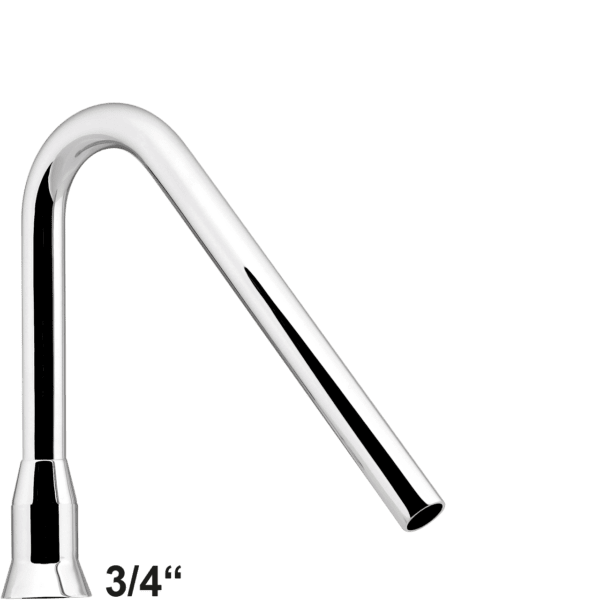 Kessel-Einlauf 3/4" A200 H25 einstellbarer fixierter Drehbereich 3/4" IG