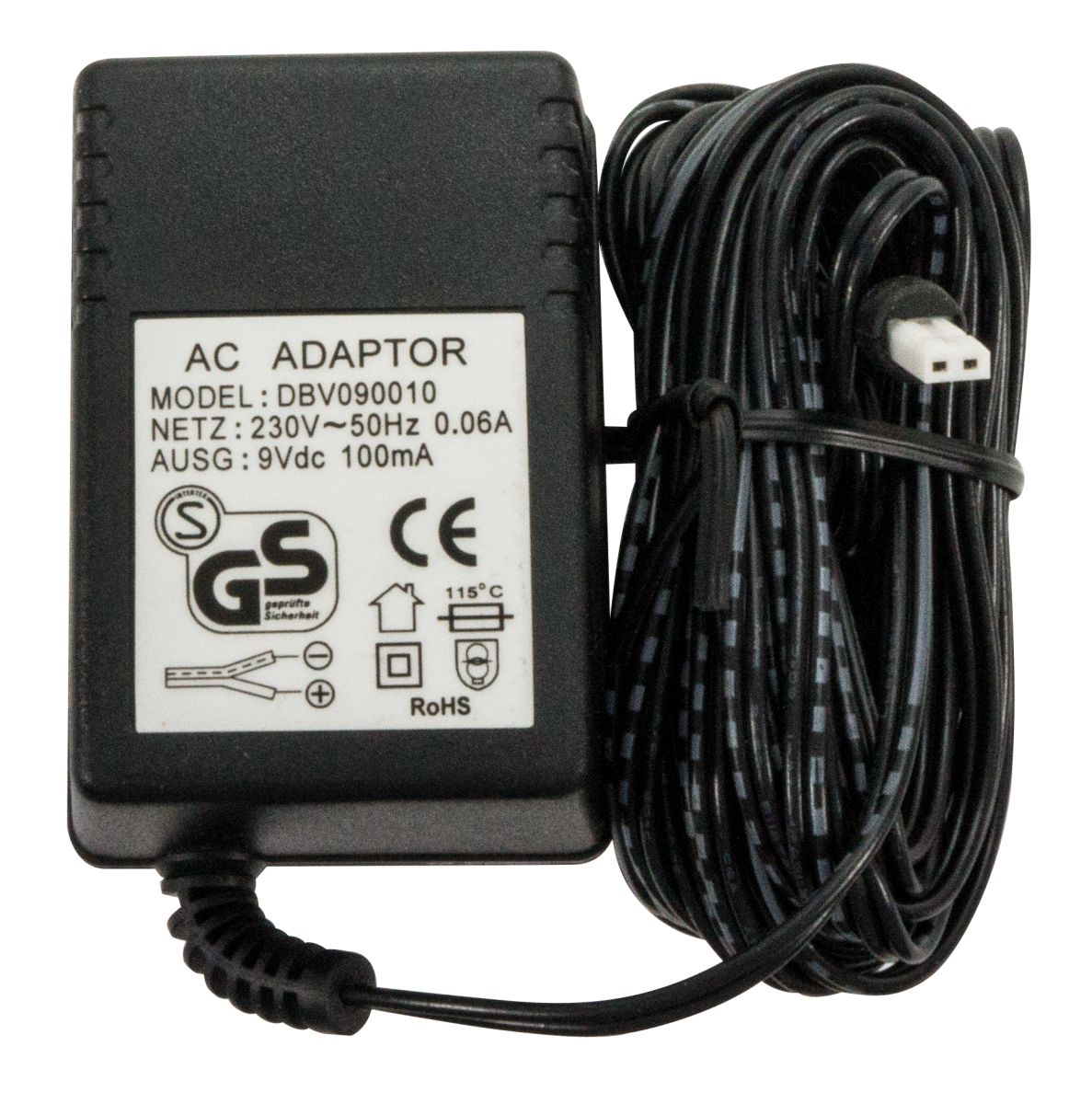 Trafo 230/9V mit Niedervolt Steckverbindung