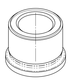 Adapter M14x1 auf M10x1 MS chrom