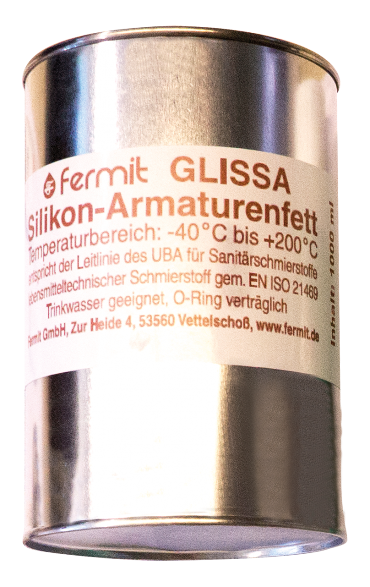 Fett Dose 200 gr. für Armaturen für Trinkwasser - hitzebeständig 140°