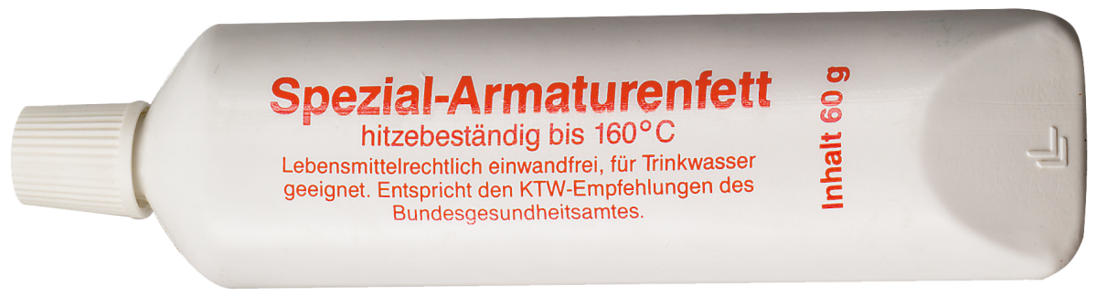 Fett Tube 60 gr. für Armaturen für Trinkwasser - hitzebeständig 160°