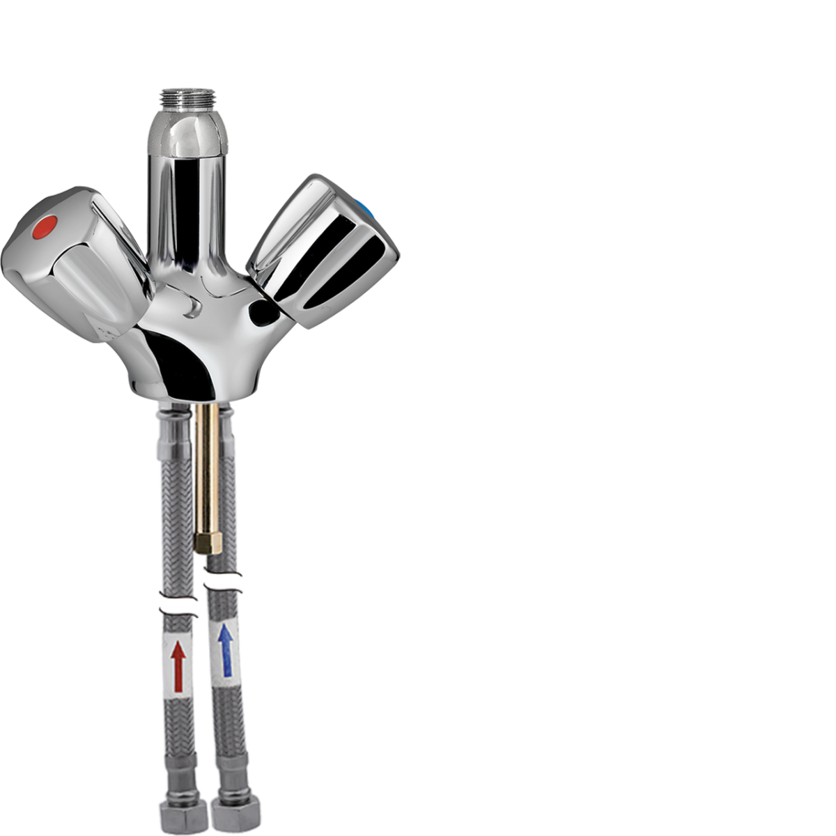 varia Einlochbatterie für Brauseschlauch 1/2"