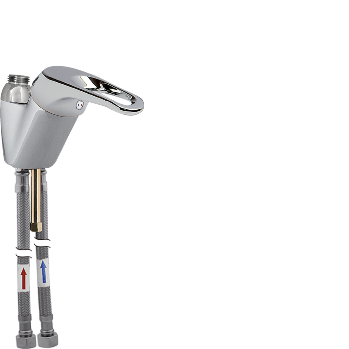topSet Einlochbatterie für Brauseschlauch 1/2"
