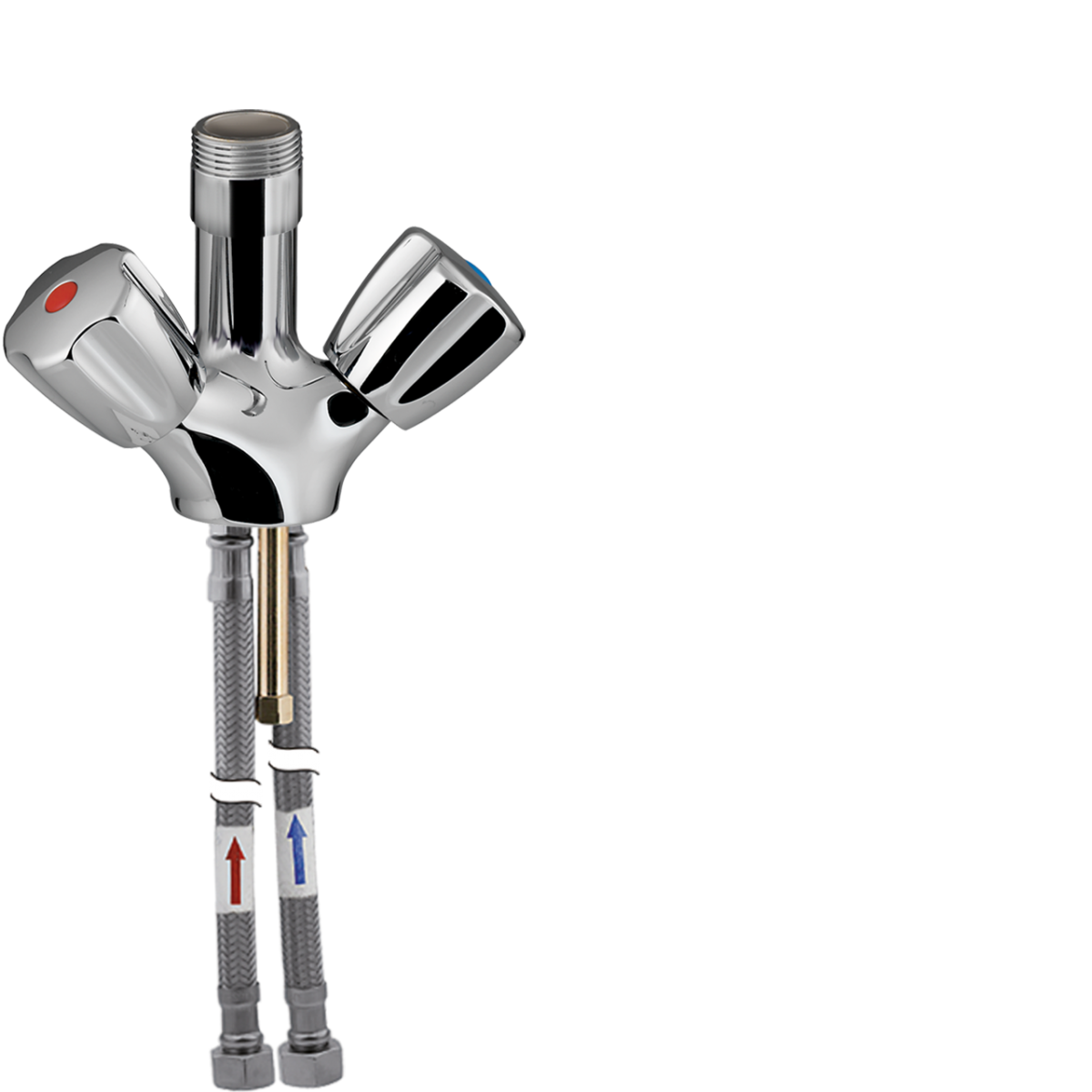 topSet Einlochbatterie für Brauseschlauch 1"+C75