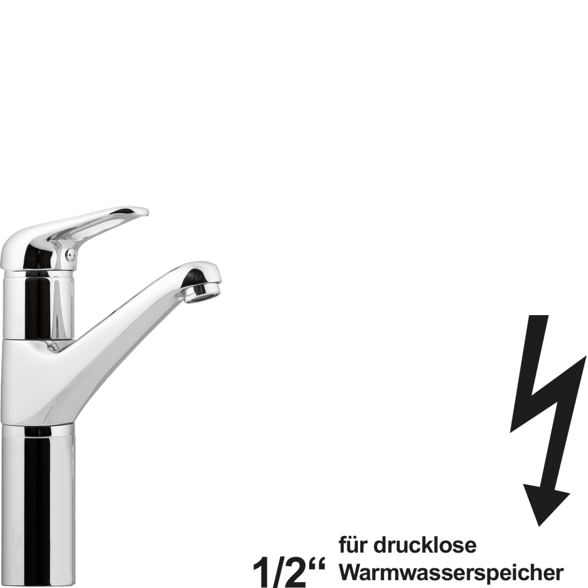 lena Waschtischbatterie 1/2"