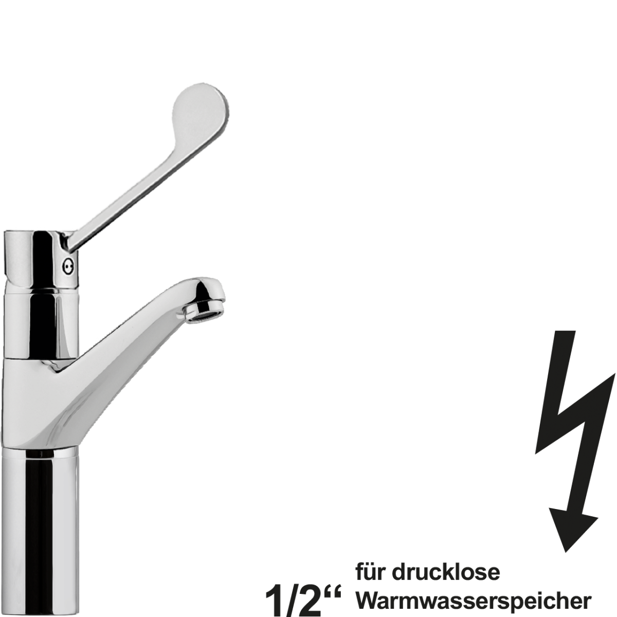 lena Waschtischbatterie 1/2"