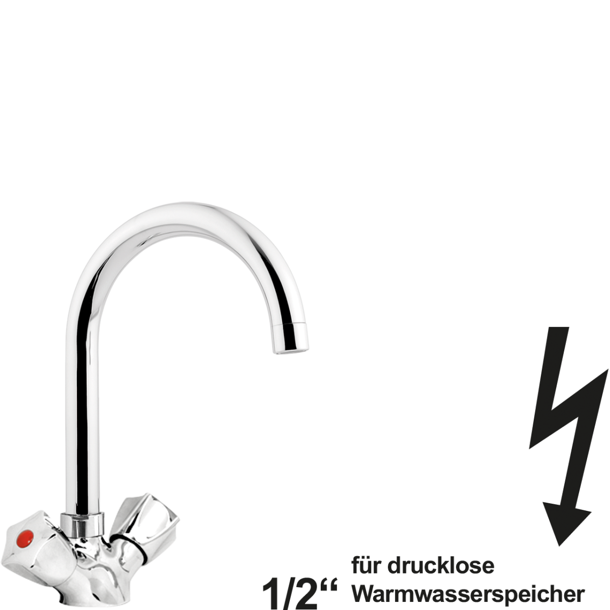 neon Waschtischbatterie 1/2" ND