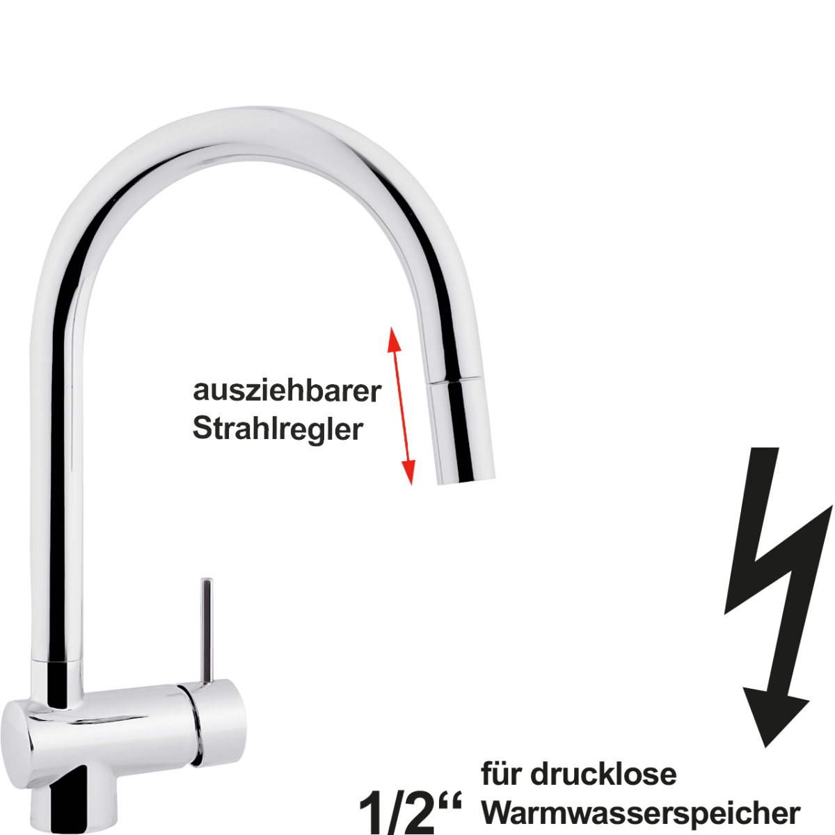 vita Spültischbatterie 1/2" ND