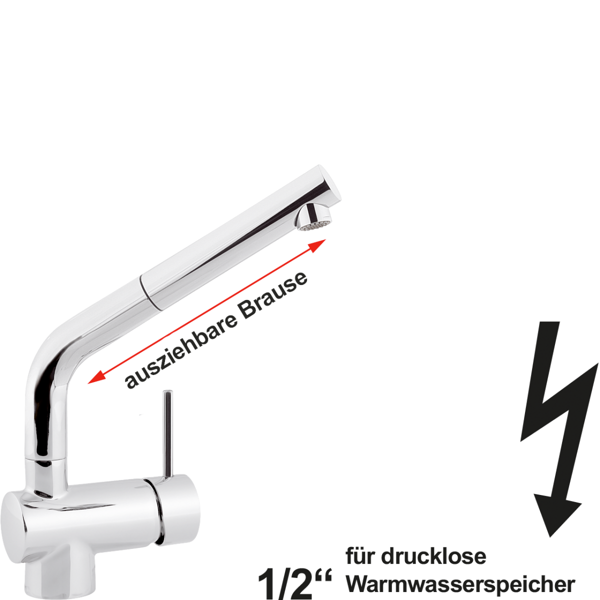 vita Spültischbatterie 1/2" ND