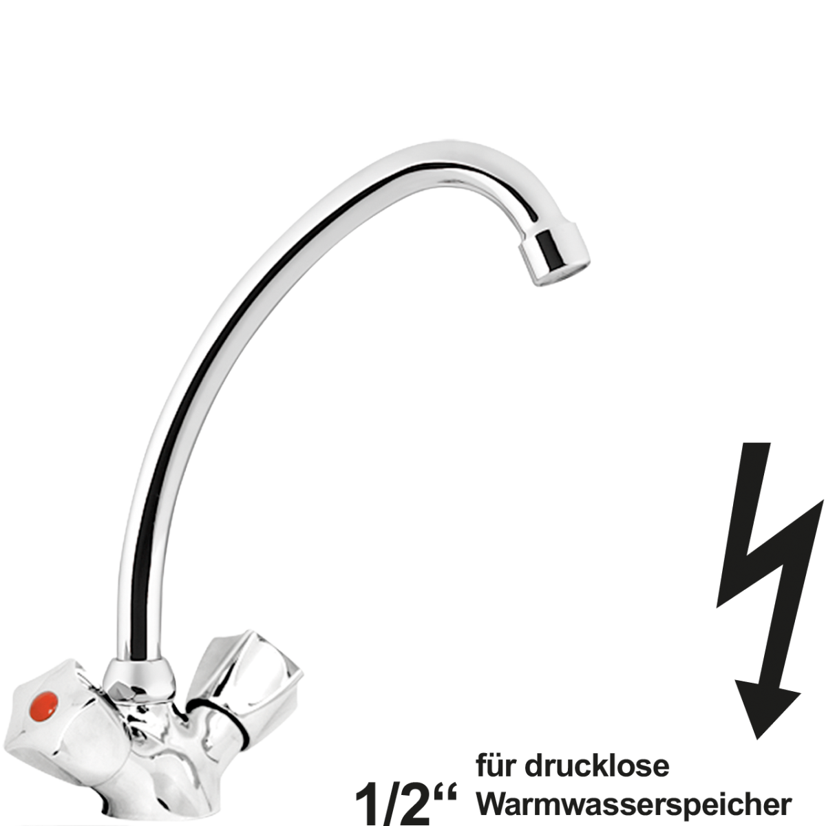 vanio Spültischbatterie 1/2" ND