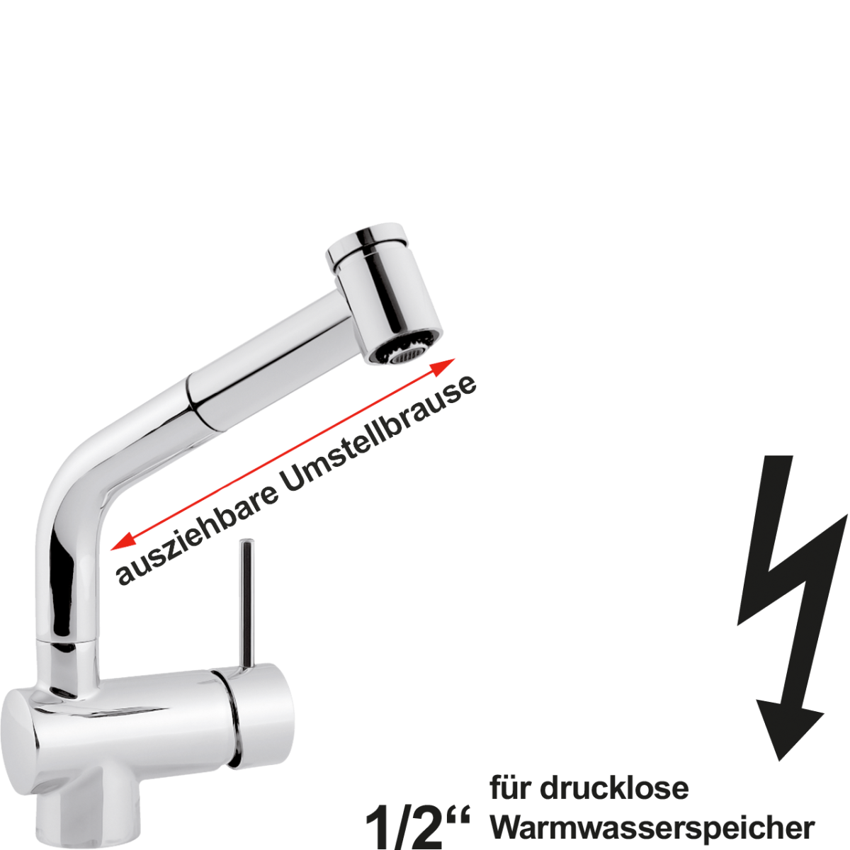 vita Spültischbatterie 1/2" ND