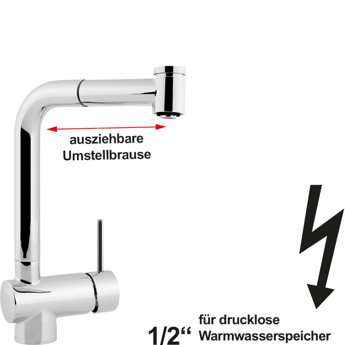 vita Spültischbatterie 1/2" ND