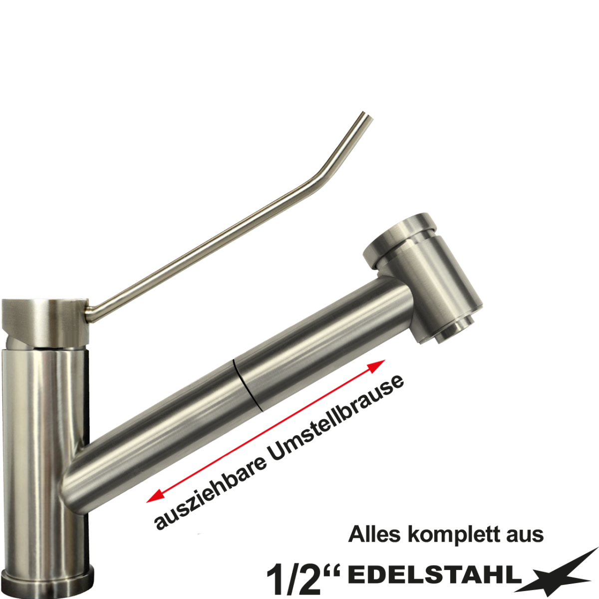 exis Spültischbatterie 1/2"