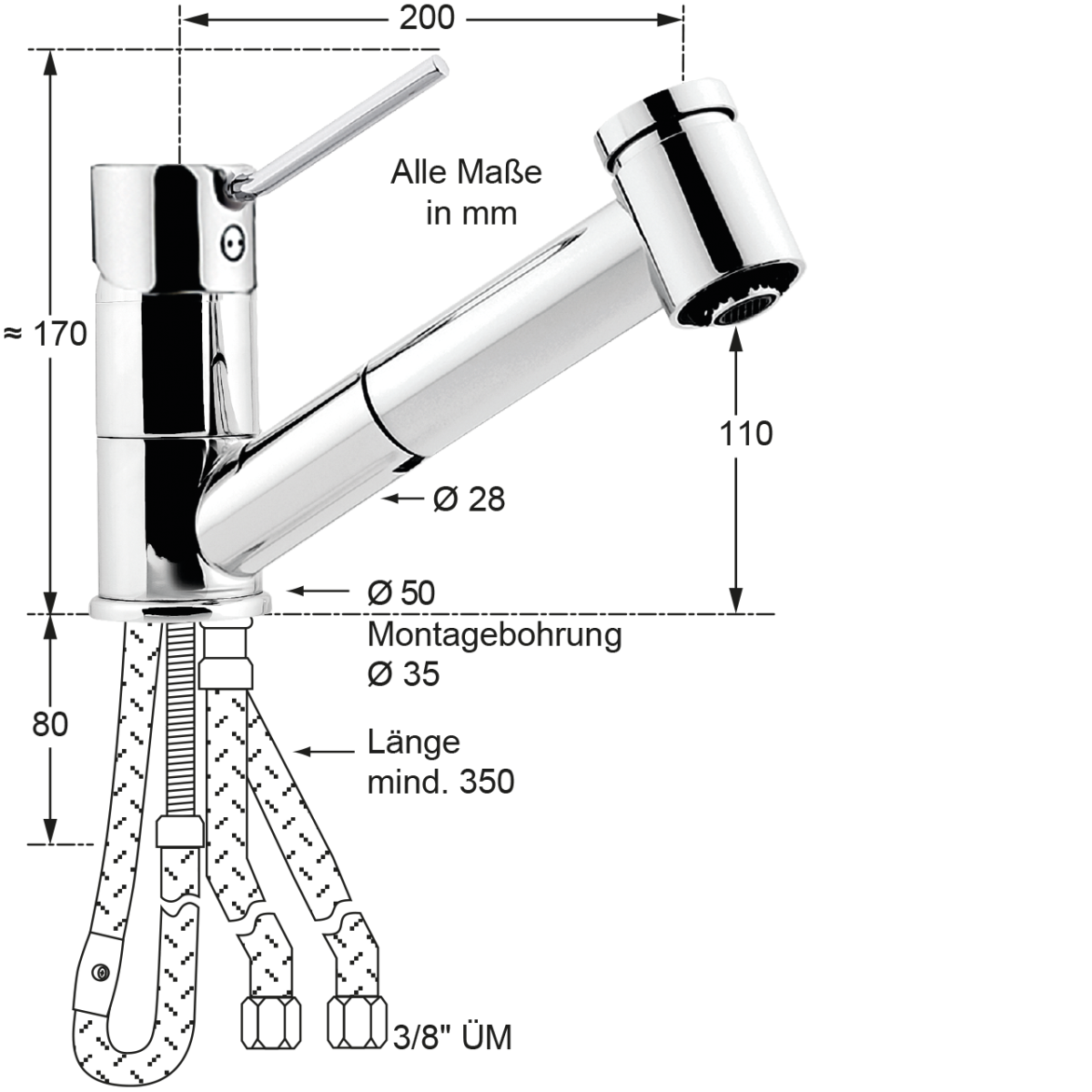 alex Spültischbatterie 1/2" – Bild 2