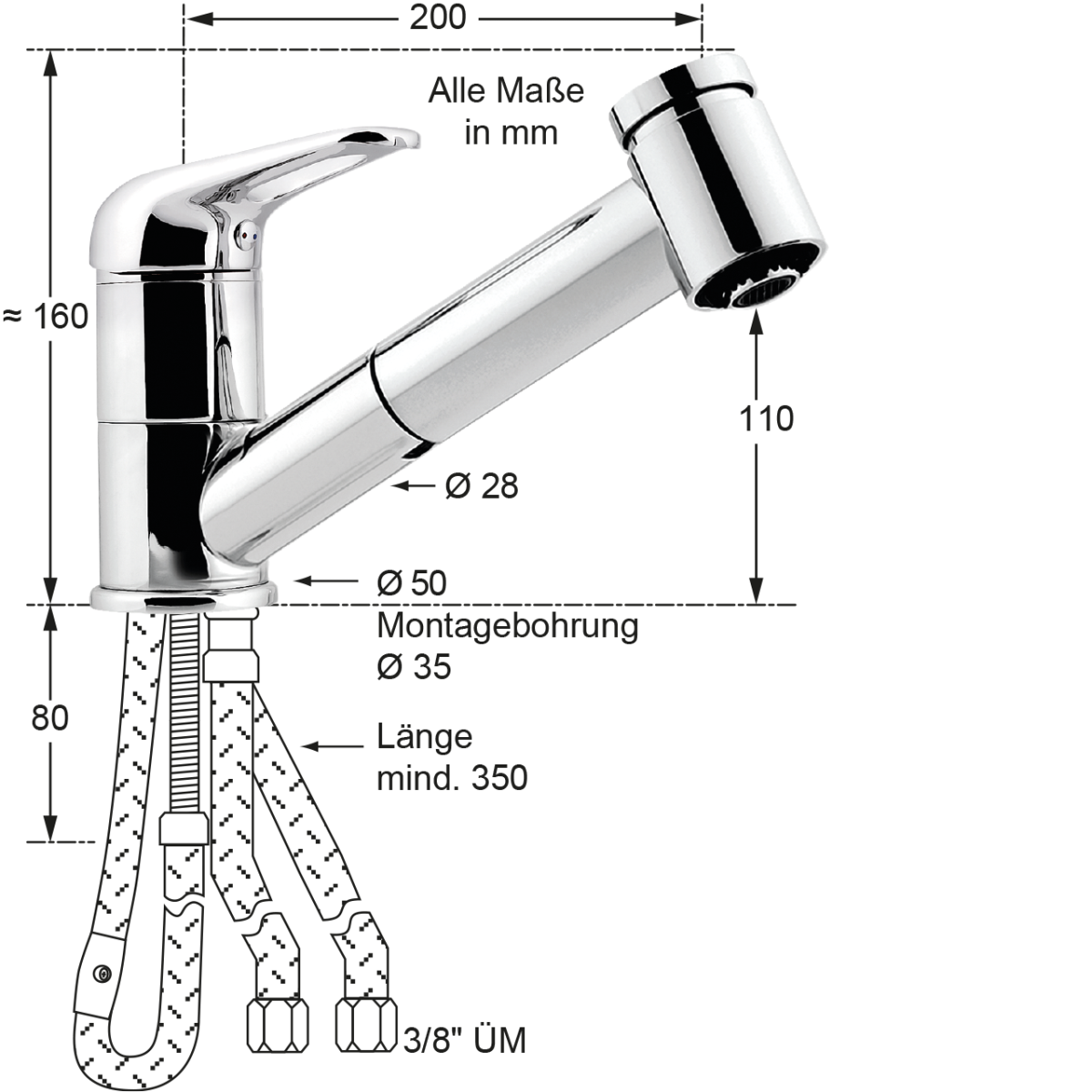 alex Spültischbatterie 1/2" – Bild 2