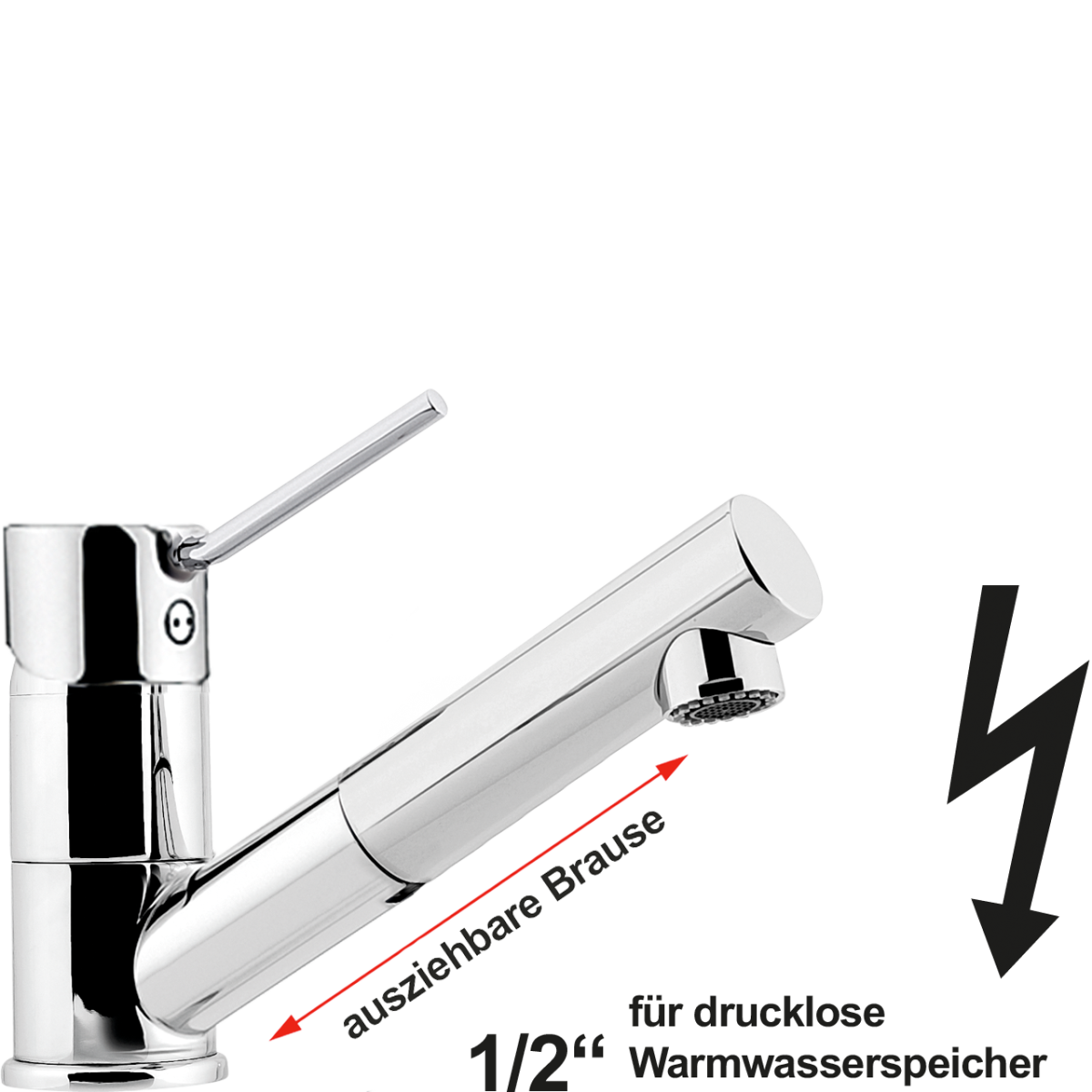 alis Spültischbatterie 1/2" ND