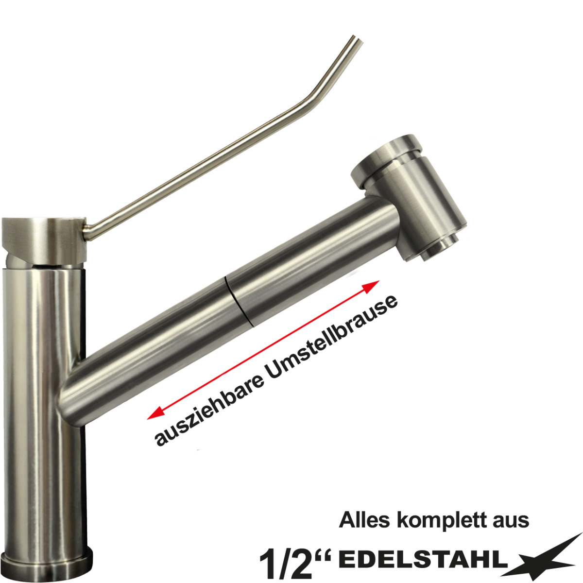 exis Spültischbatterie 1/2"