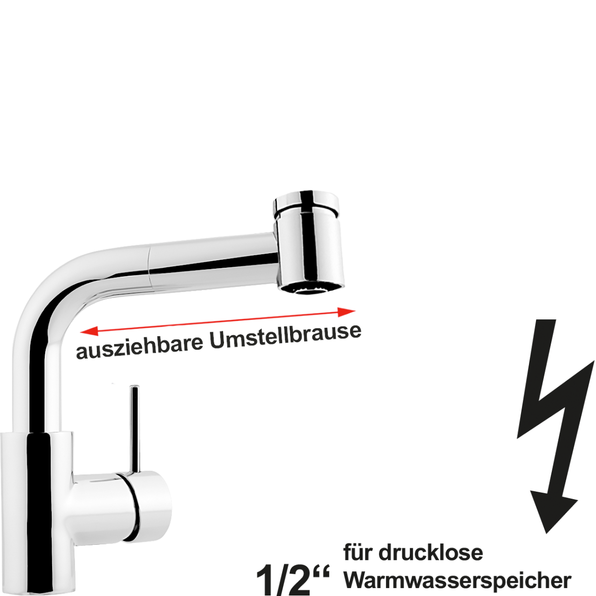 xina Spültischbatterie 1/2" ND