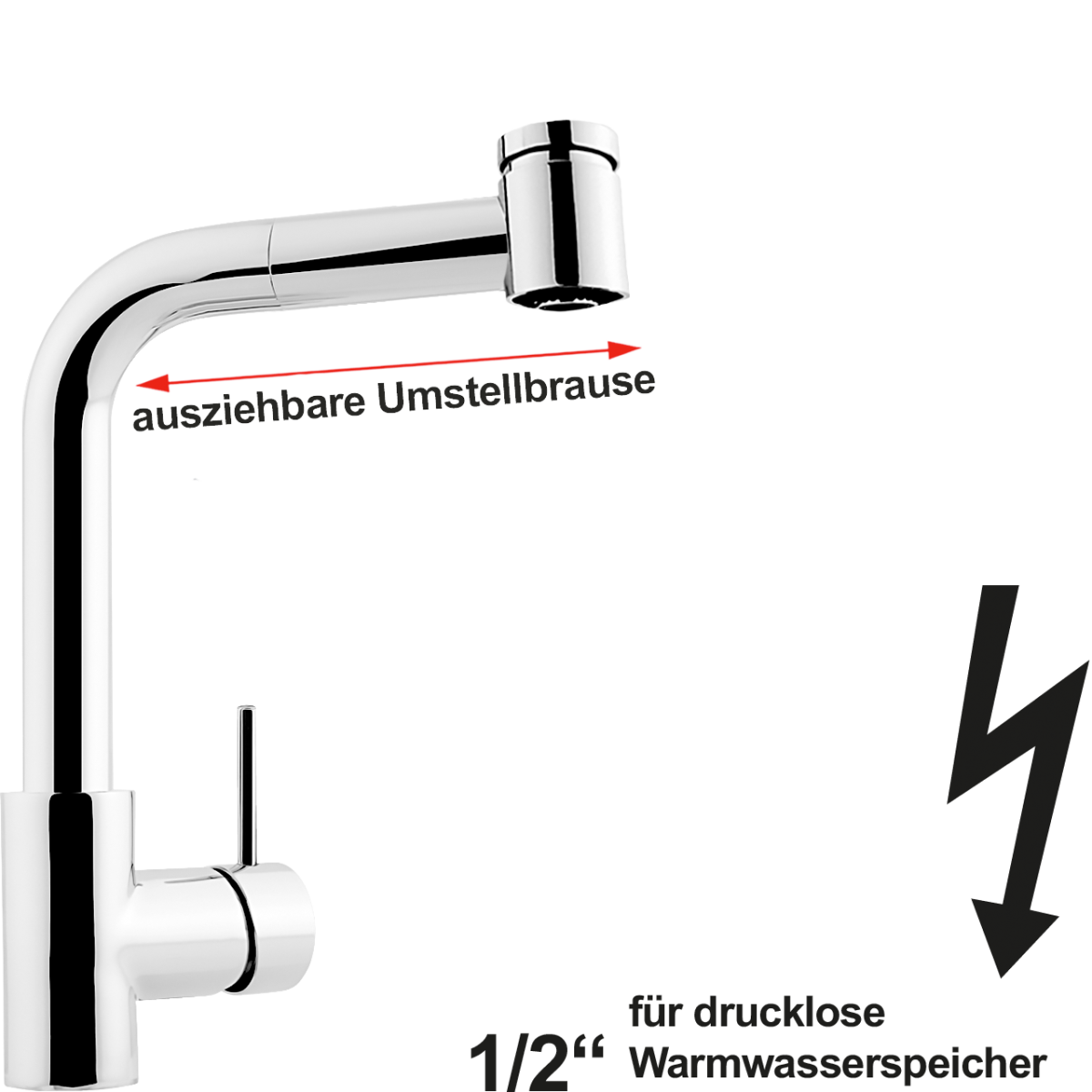 xina Spültischbatterie 1/2" ND