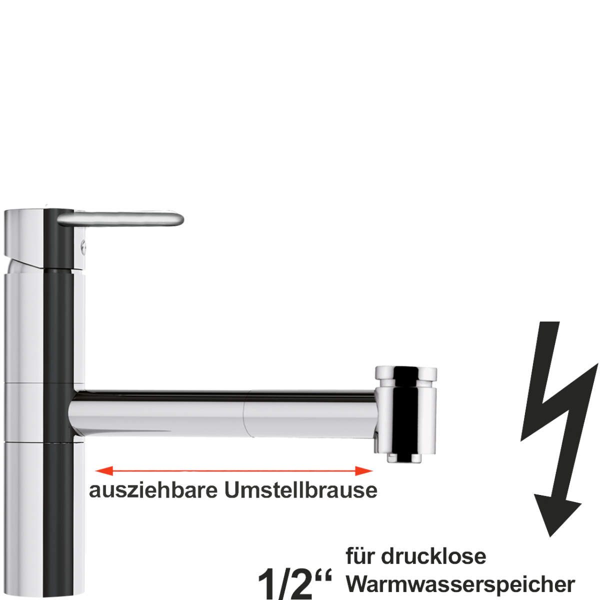 xera Spültischbatterie 1/2" ND