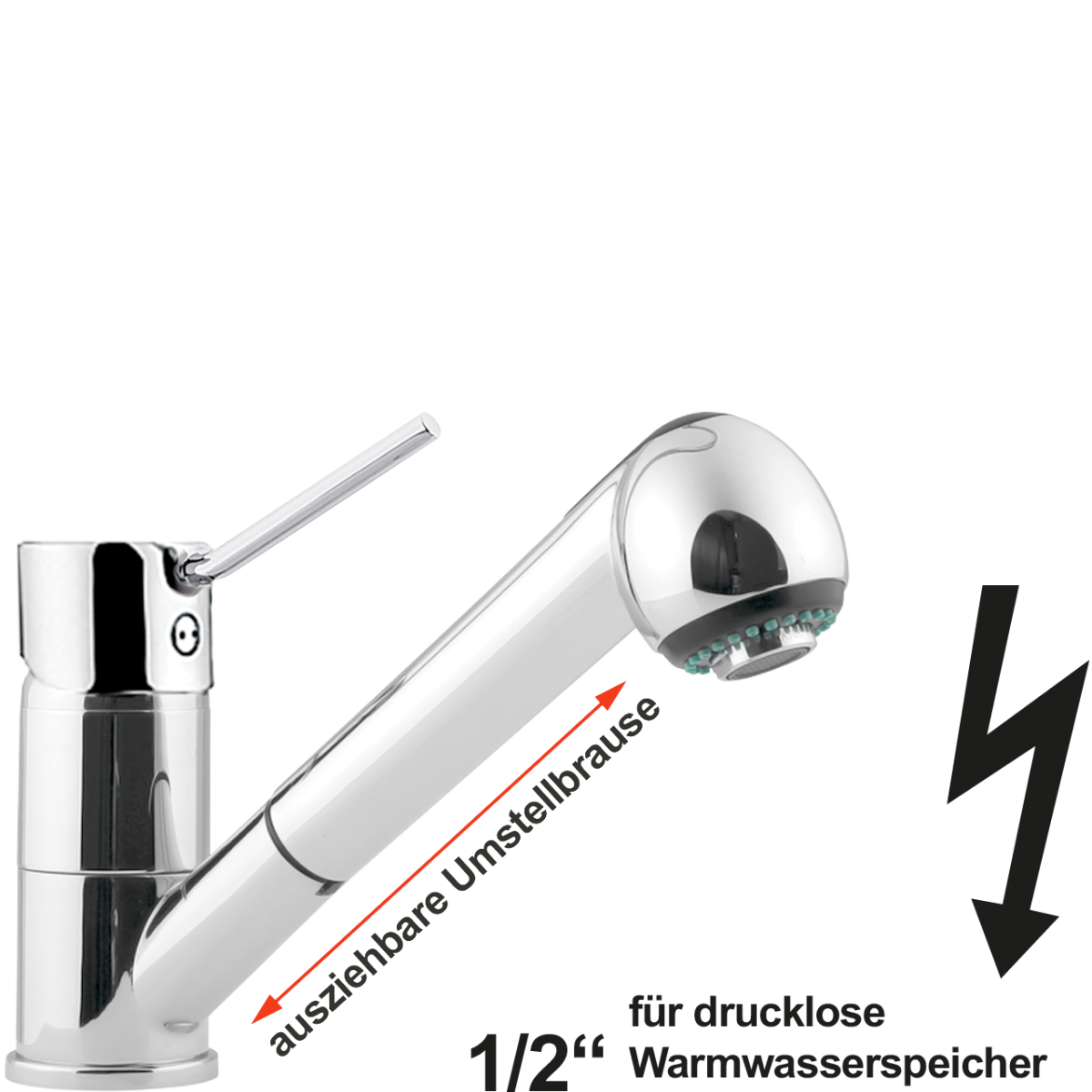 nele Spültischbatterie 1/2" ND