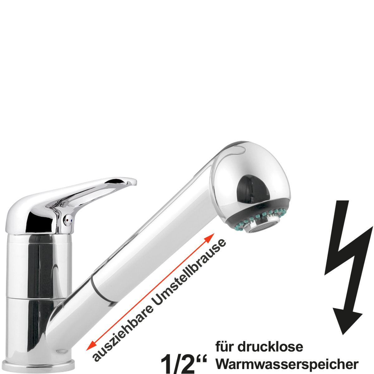 nele Spültischbatterie 1/2" ND