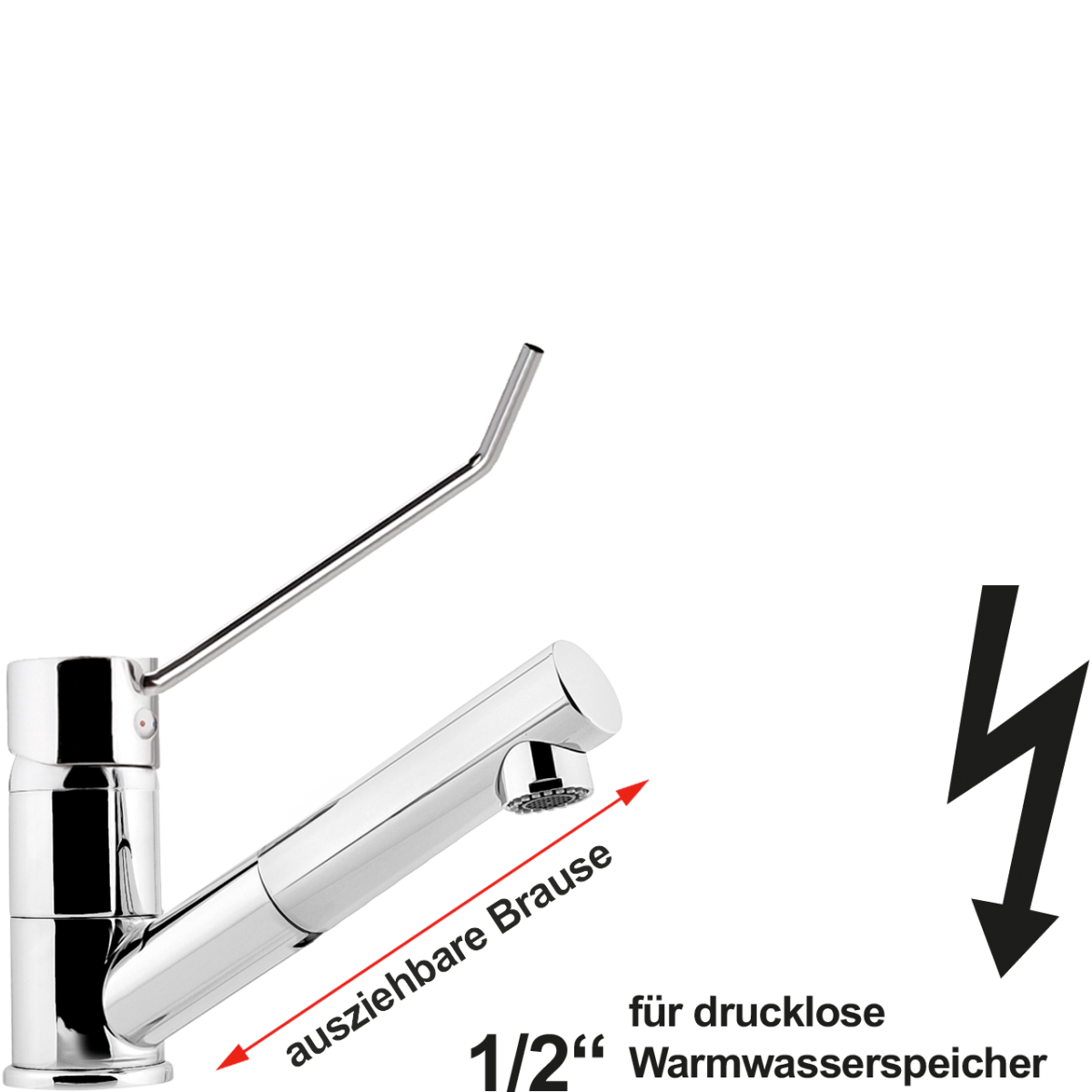 alix Spültischbatterie 1/2" ND