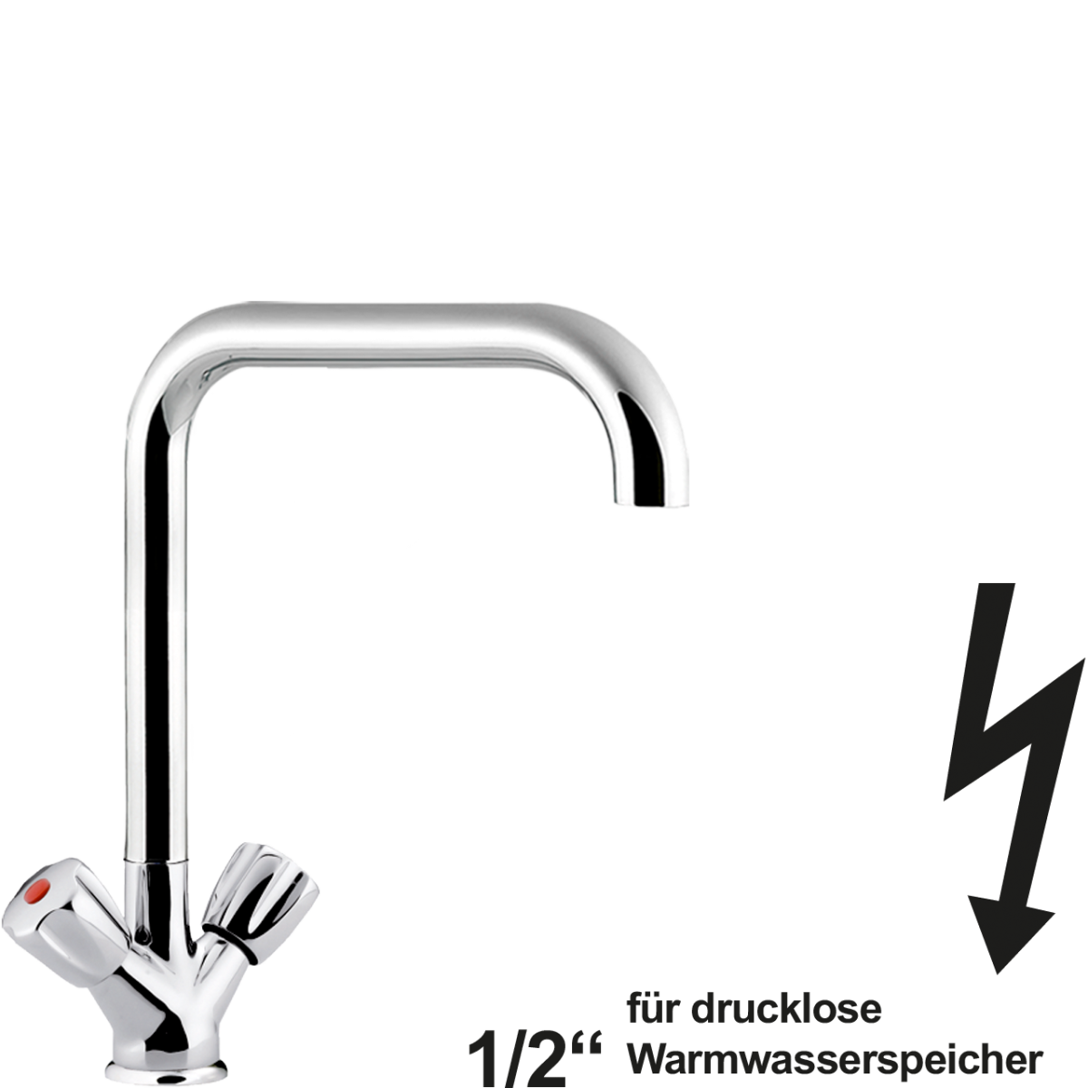 profi Einlochbatterie 1/2" ND