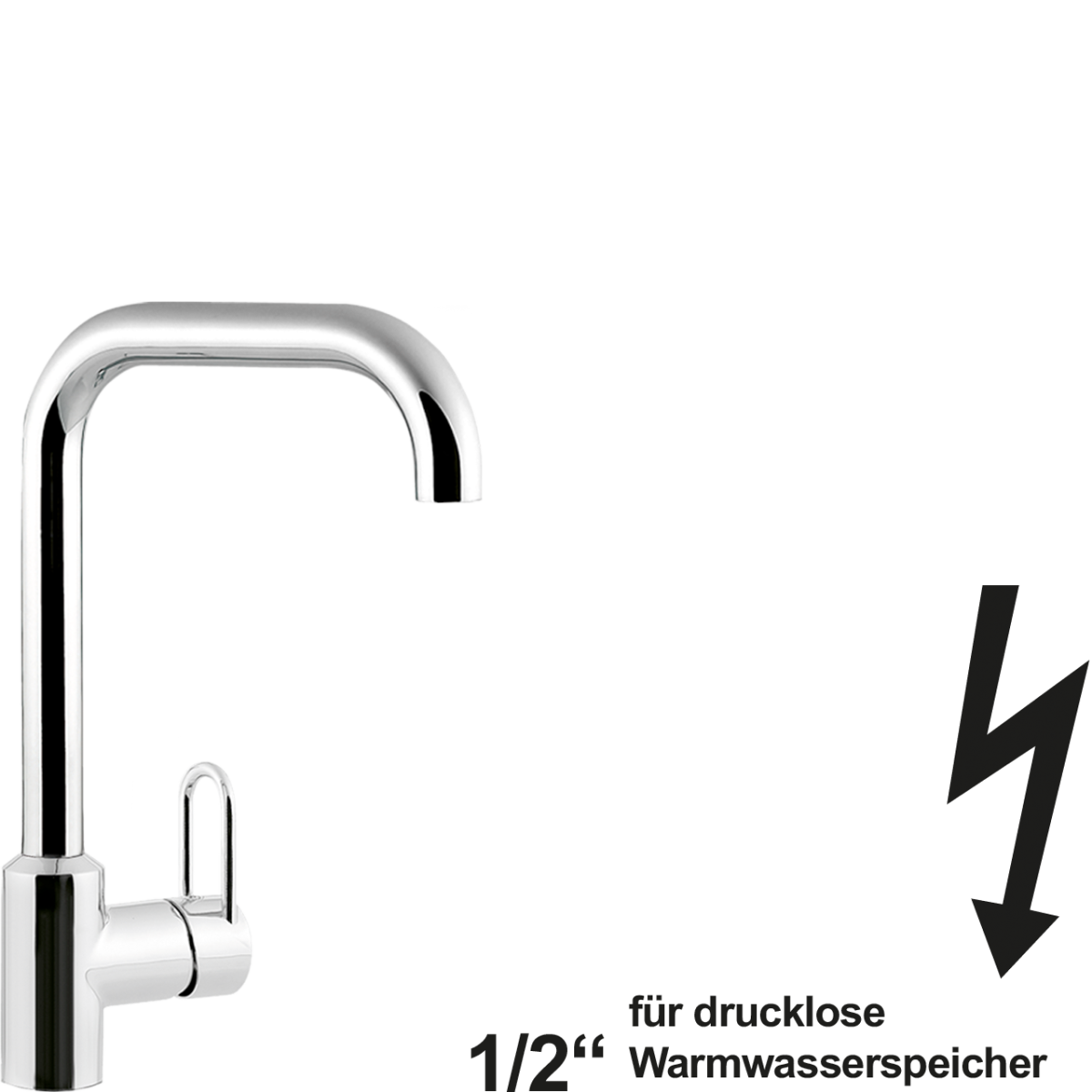 profi Einlochbatterie 1/2" ND