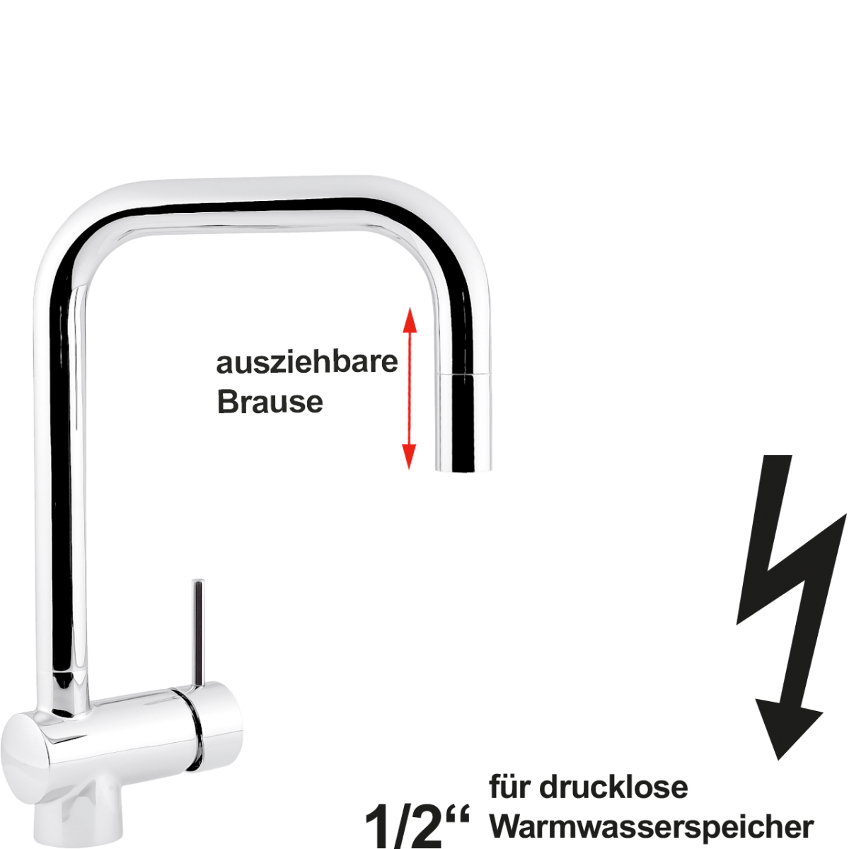 vita Spültischbatterie 1/2" ND