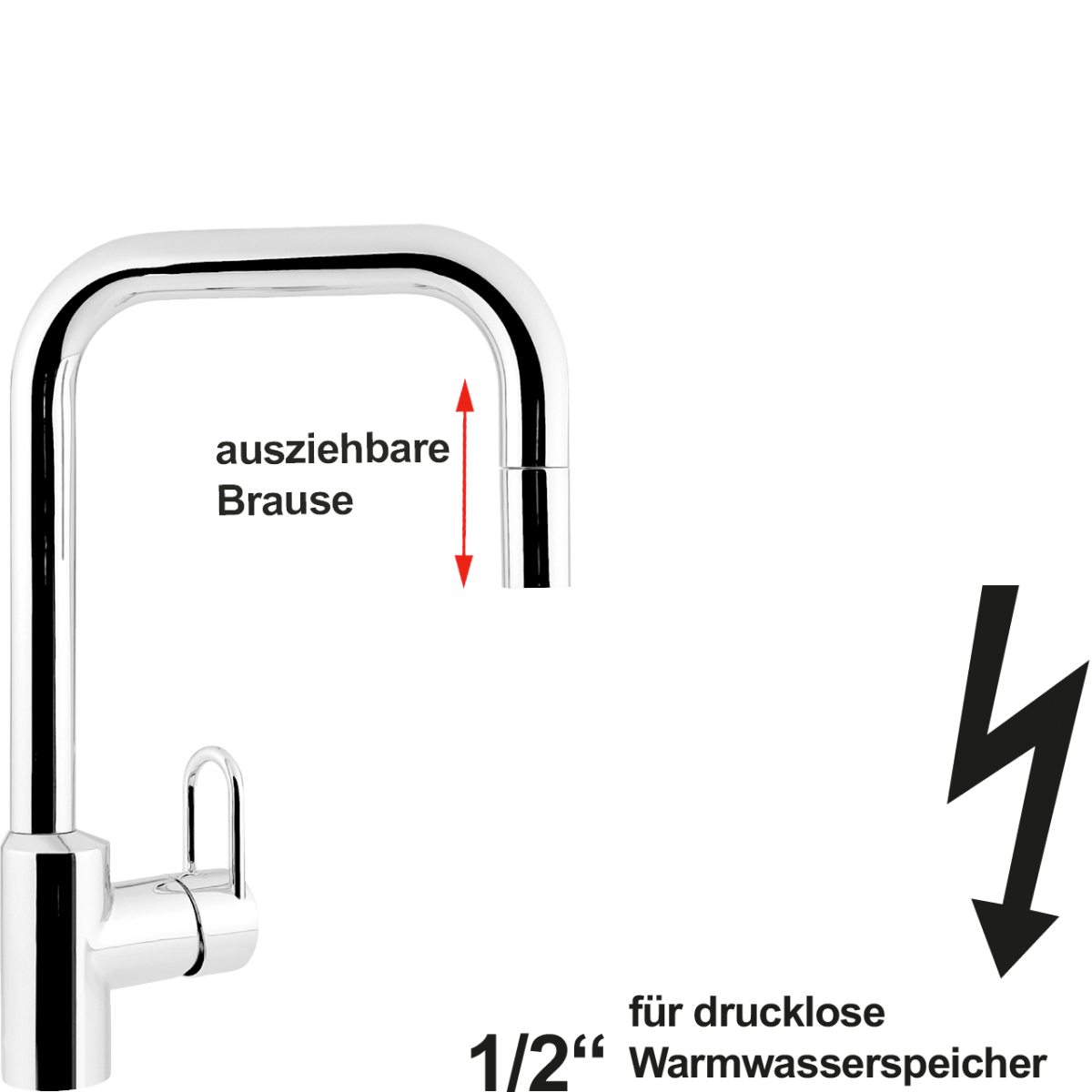 noah Spültischbatterie 1/2" ND