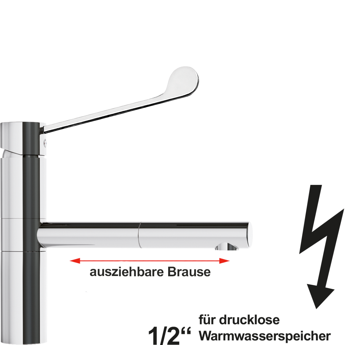 xara Spültischbatterie 1/2" ND