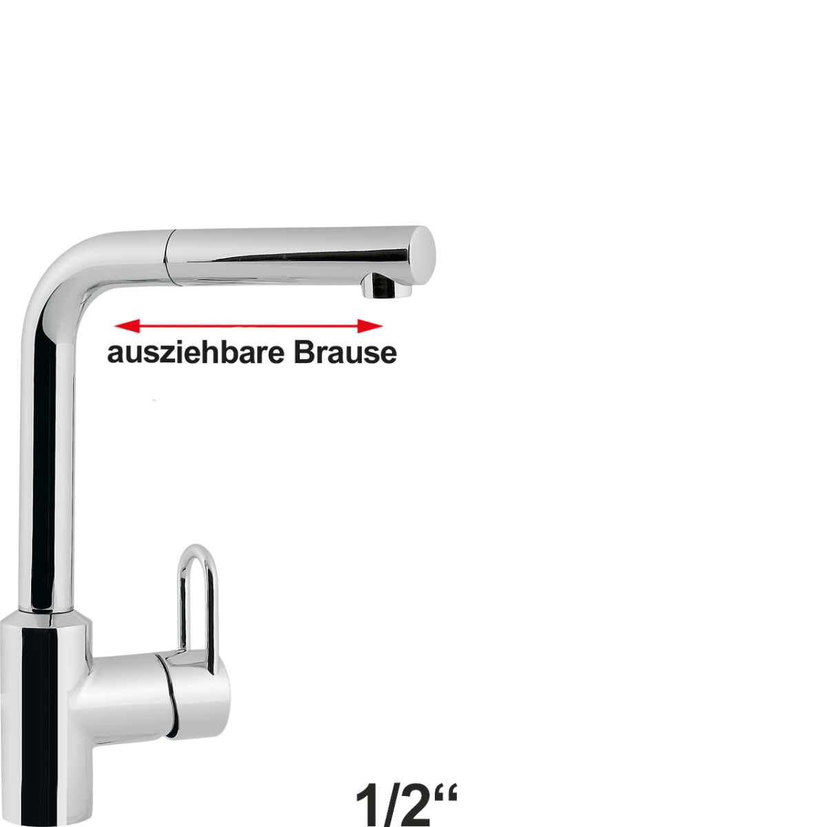 noah Spültischbatterie 1/2"