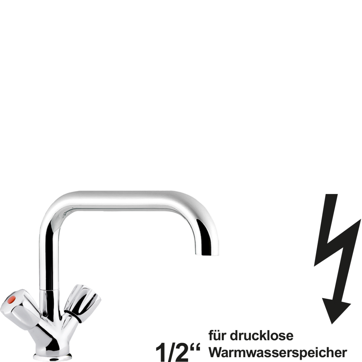 profi Einlochbatterie 1/2" ND