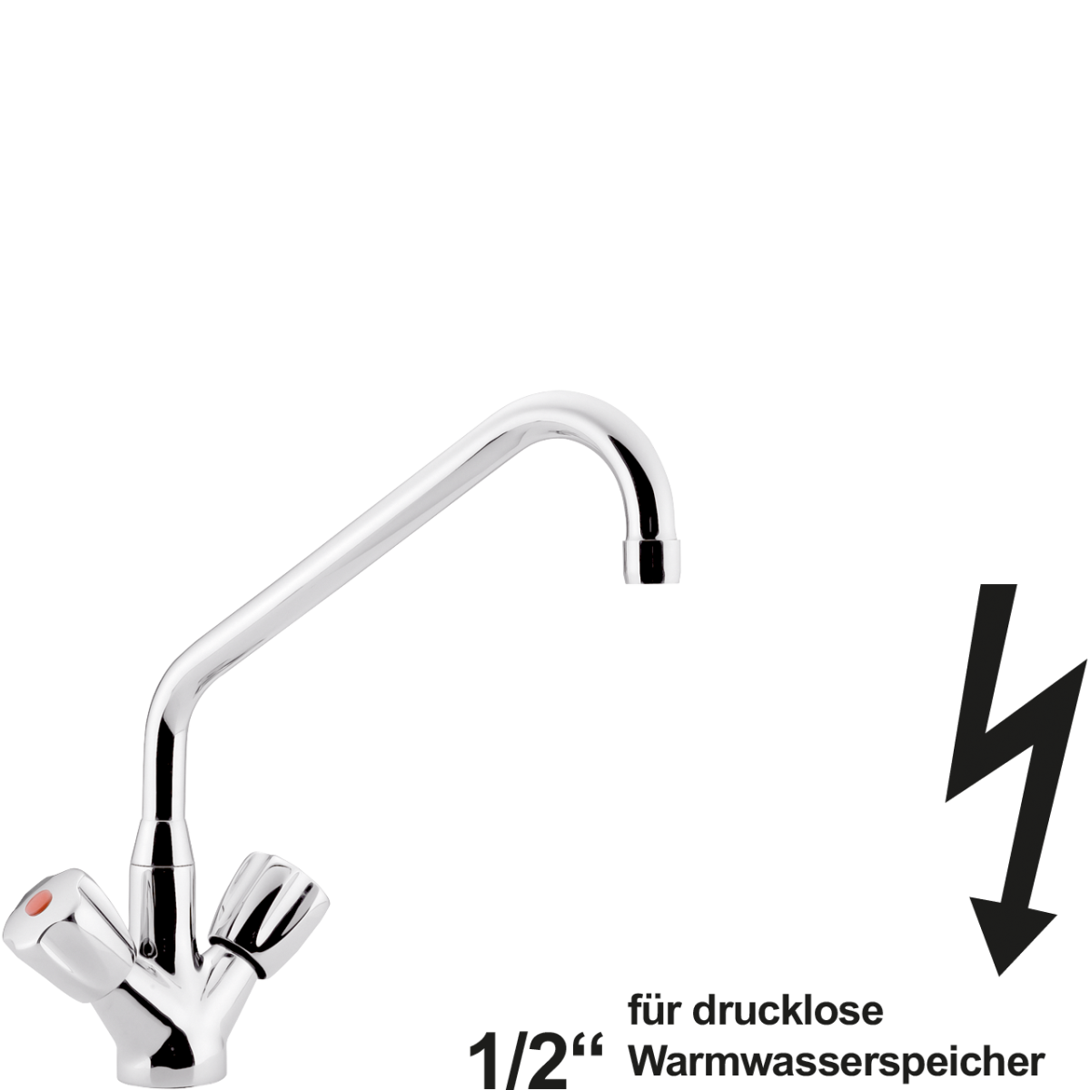 profi Einlochbatterie 1/2" ND