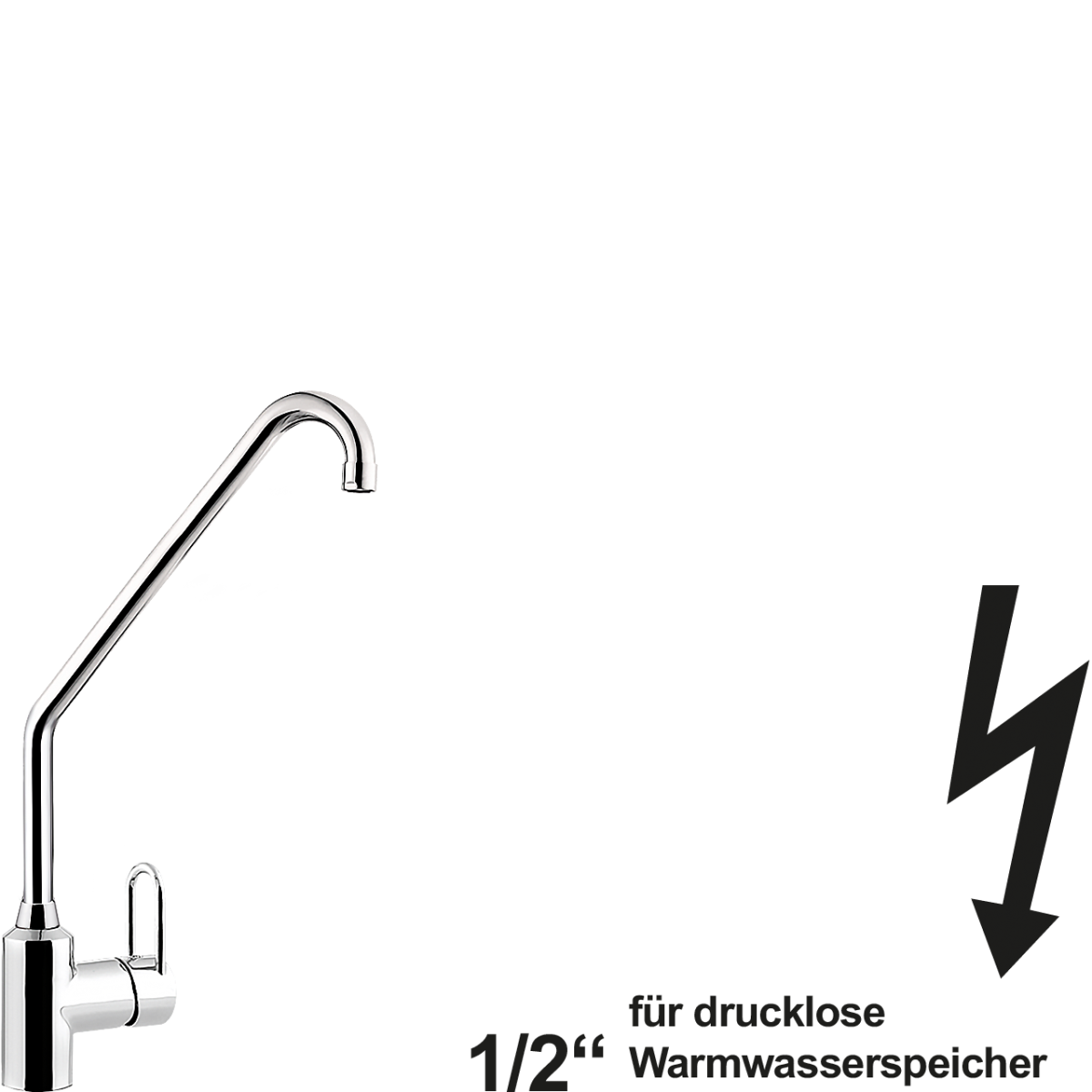 profi Einlochbatterie 1/2" ND