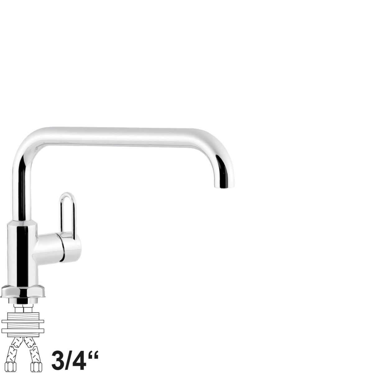 chief Einlochbatterie 3/4"