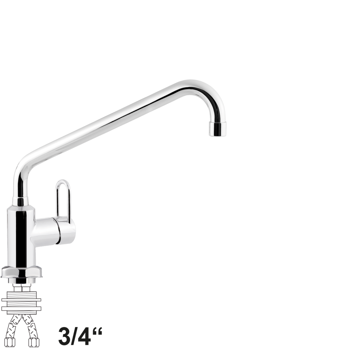 chief Einlochbatterie 3/4"