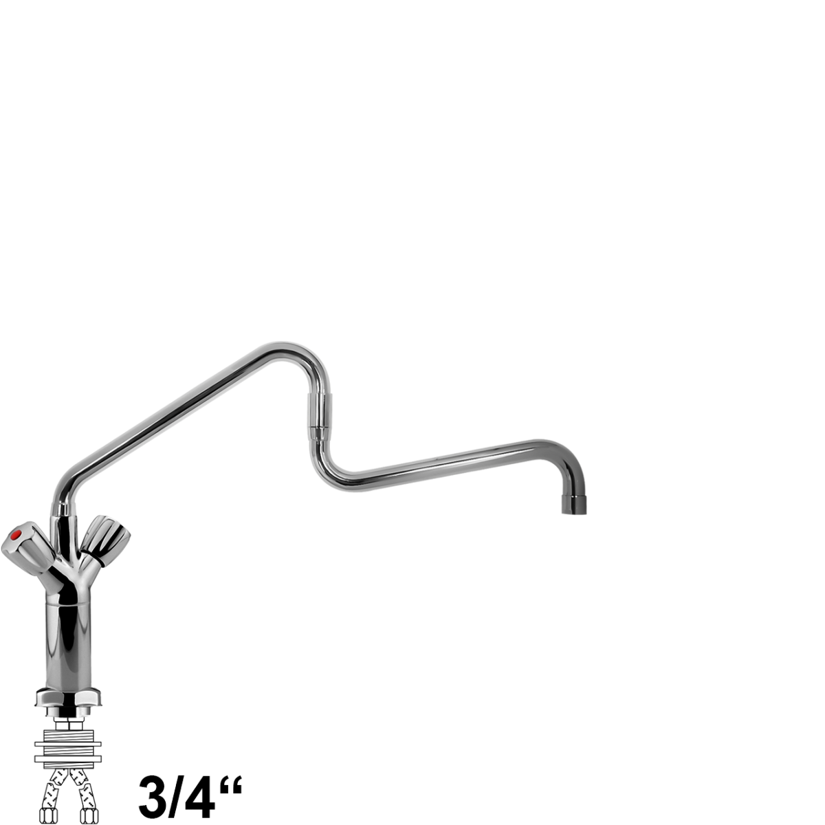 chief Säulenbatterie 3/4"