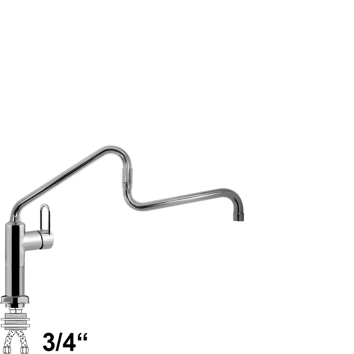 chief Säulenbatterie 3/4"