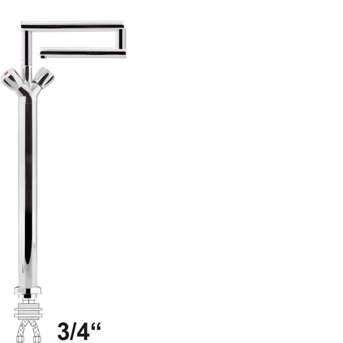 chief Säulenbatterie 3/4"