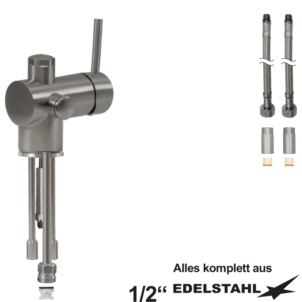 elex Einlochbatterie 1/2" Abgang unten